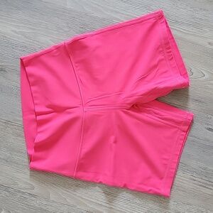 Women's Pink High-Waisted Shorts